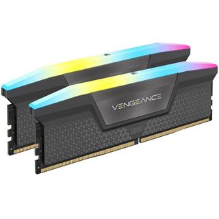 32GB Corsair Vengeance RGB grau DDR5-6000 DIMM CL30 Dual Kit
